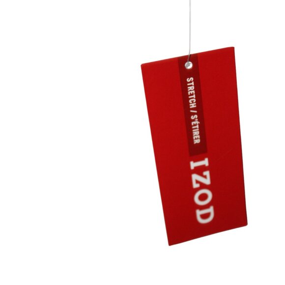 Izod White Embroidered Fabric Lined Zip Button Shorts, Size 8 NWT's - Picture 4 of 15